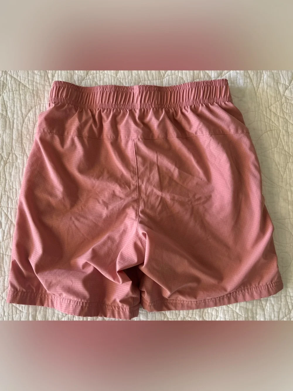 3 PAIRS All In Motion + Old Navy Boys Drawstring Shorts - Pink, Tan, Blue - Sz L